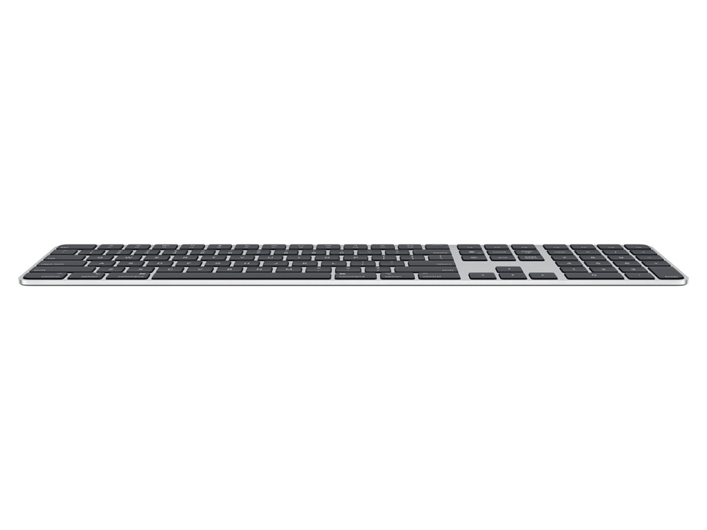 Apple Magic Keyboard with Touch ID and Numeric Keypad silver/black (US ...
